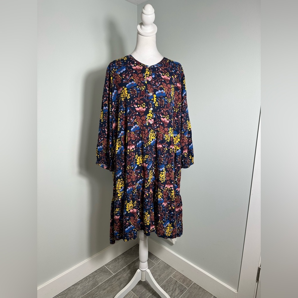 Natural Life Floral Relaxed Dress Size XL - Picture 1 of 13